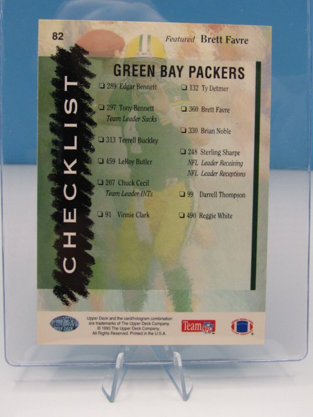 Brett Favre | Green Bay Packers | NFL | 8 Card Set - Picture 6 of 16